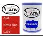 Preview: Audi, Novis Red, L33Y: 500ml Lackdose, von ATW Autoteile West.